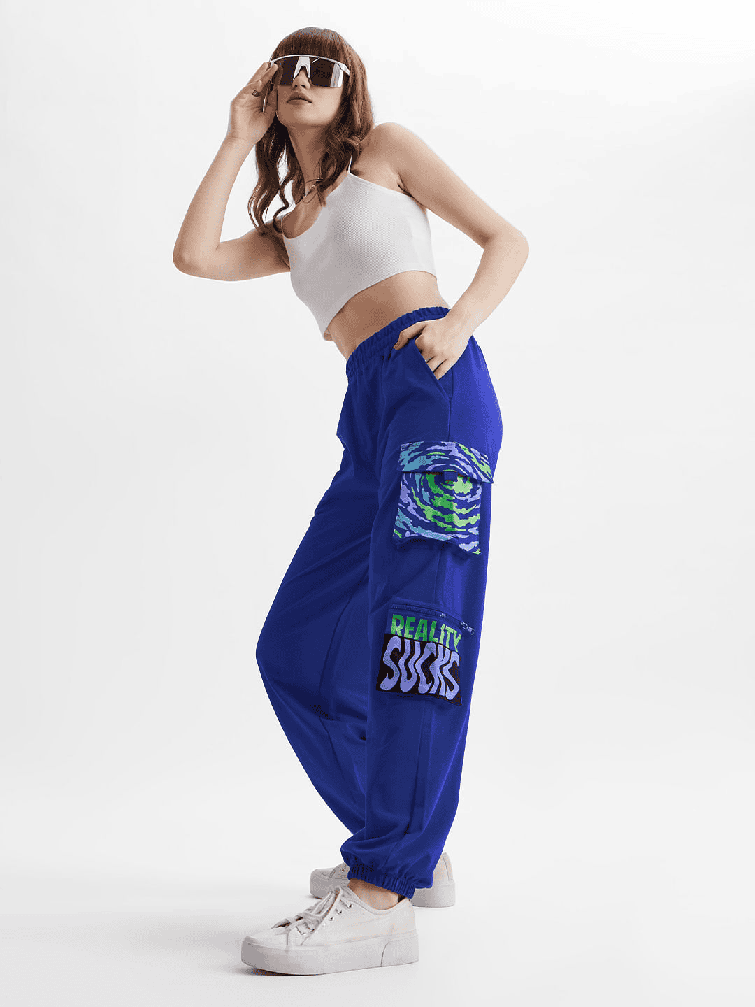 Buy Reality Sucks Women Cargo Joggers