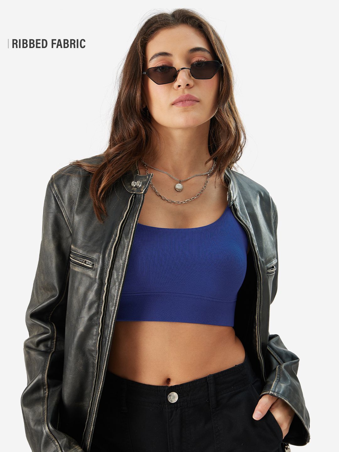 Bralette: Electric Blue Women Bralette