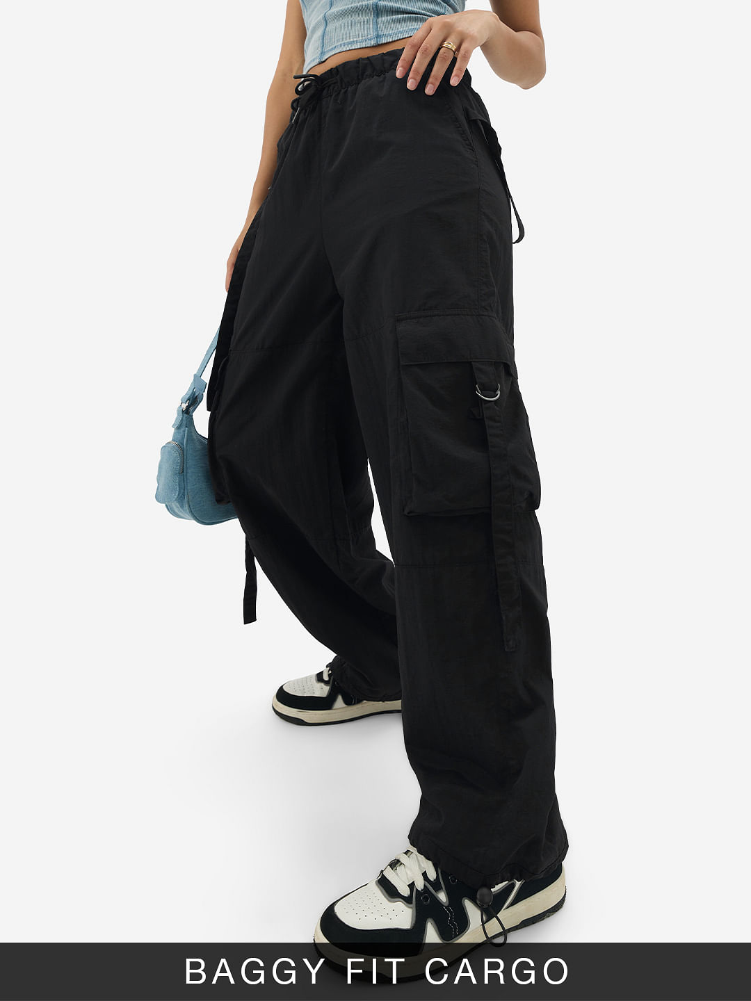 Parachute Pants: Black