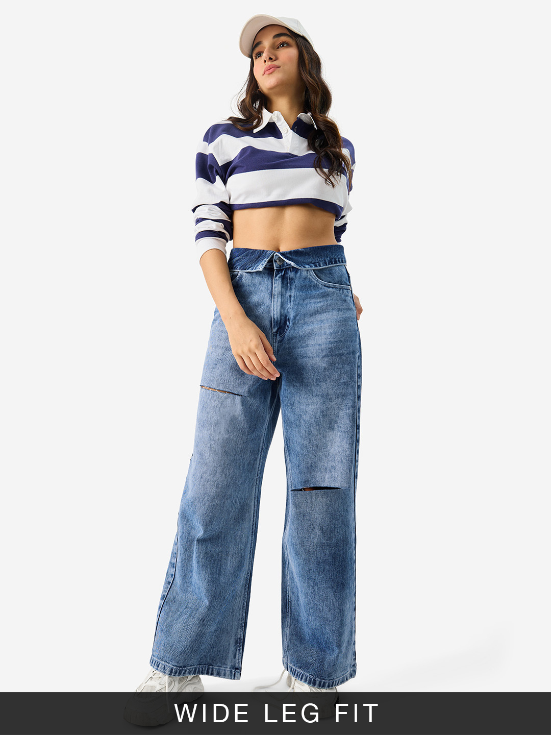 Buy Solids: Frosty Blue Women Jeans online at The Souled Store.