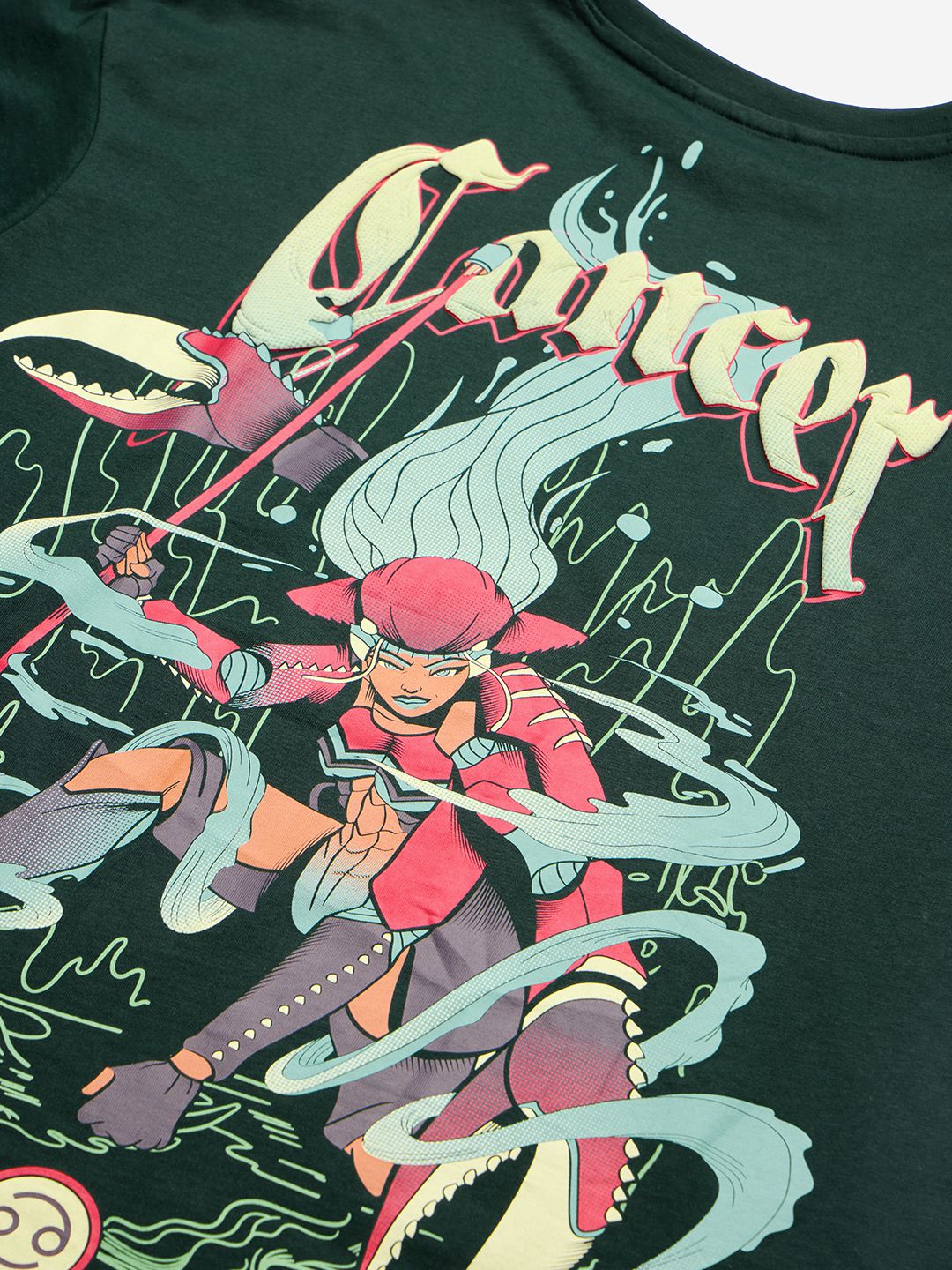 Buy Zodiac: Cancer Women Oversized T-Shirts