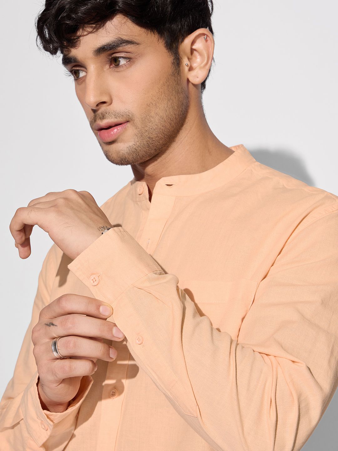 Buy Solids Soft Peach Casual Shirt Online at The Souled Store.