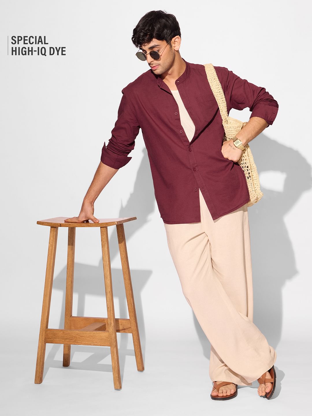 Buy Solids Classic Maroon Casual Shirt Online at The Souled Store.