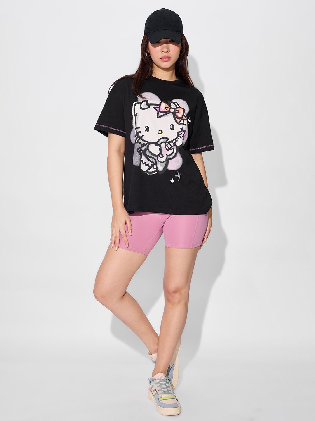 Buy Hello Kitty: Rockstar Women Oversized T-Shirts Online
