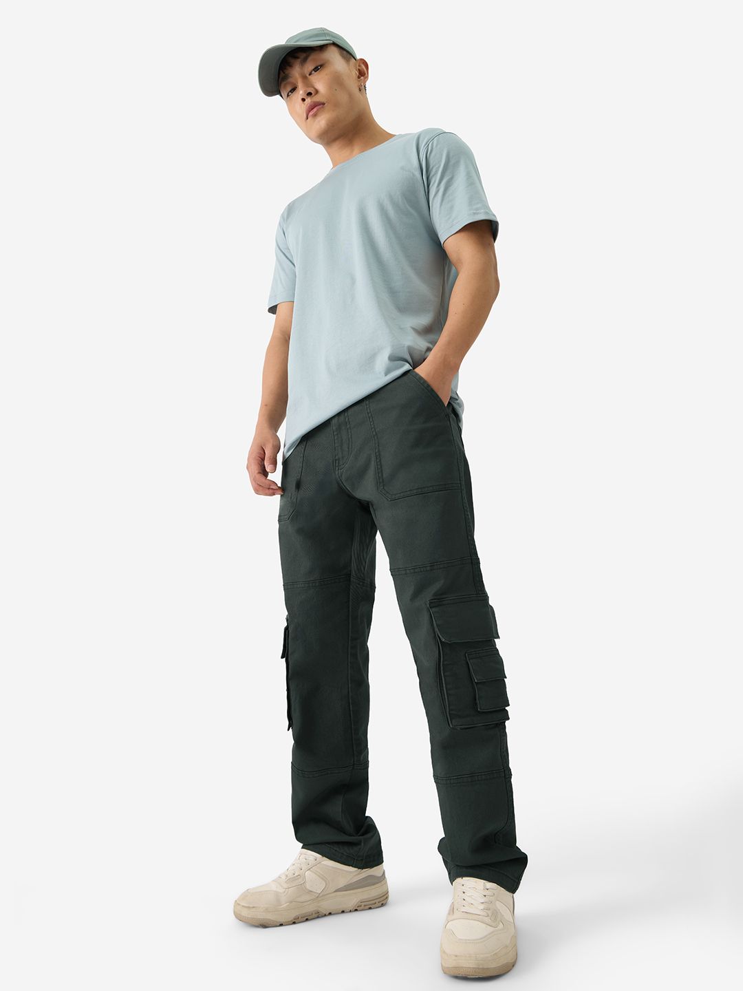 Solids: Greenlake Men Cargo Jeans price