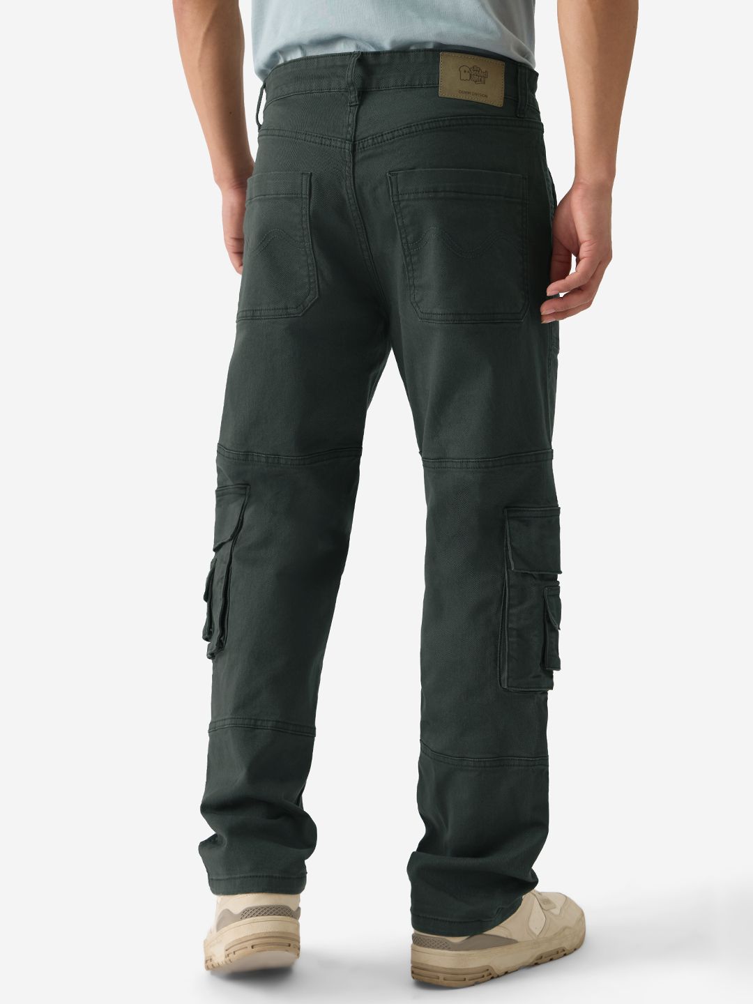 Buy Solids: Greenlake Men Cargo Jeans