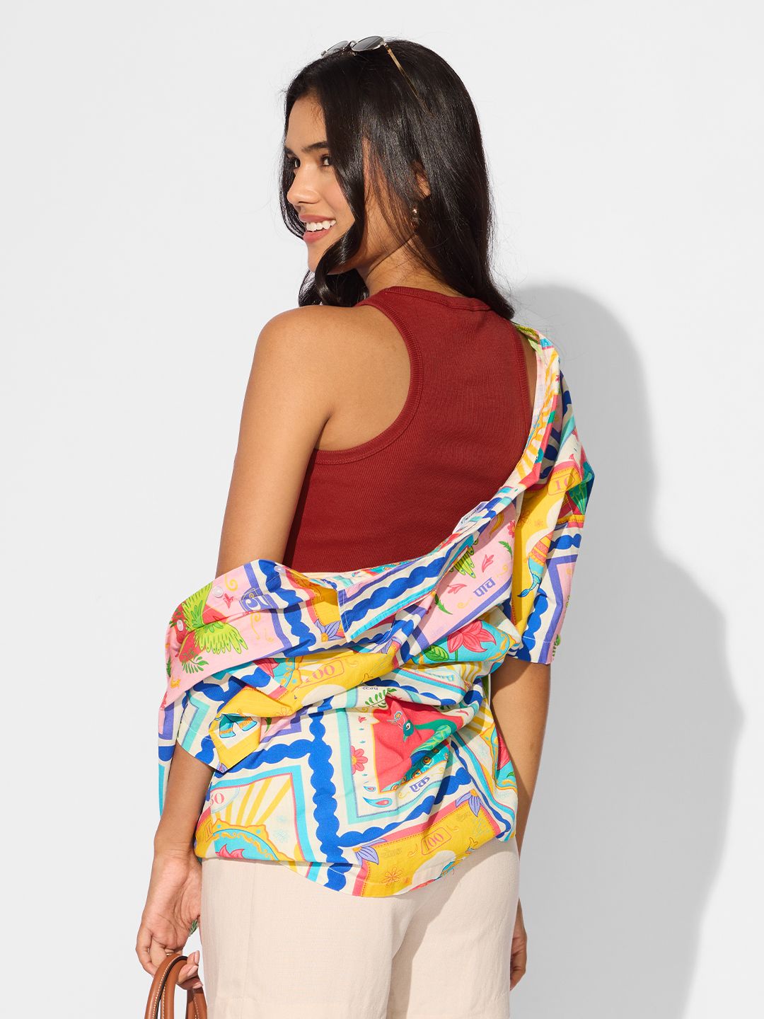 Buy Ribbed Tank Top: Cherry Crush Women Tank Tops