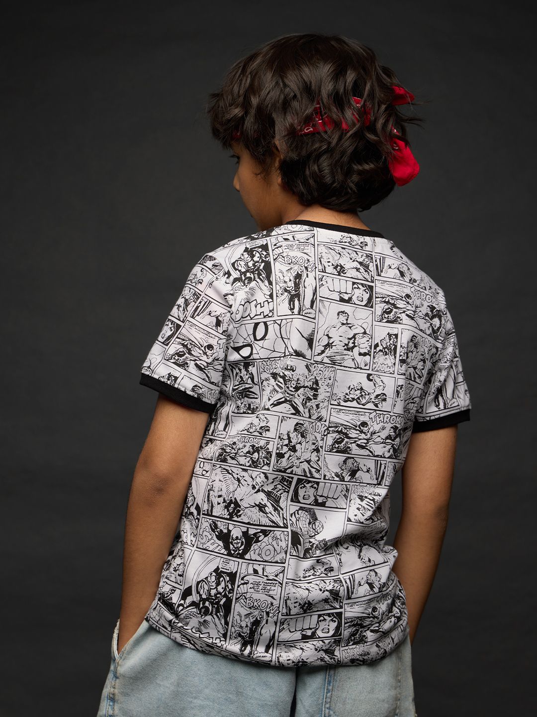 Buy Marvel: Comic Strip Boys Cotton T-Shirts (2-8 Yrs)