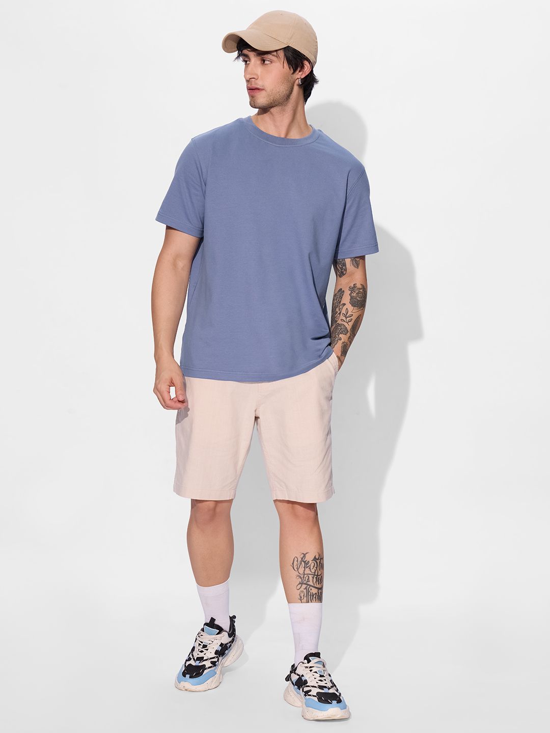 Solids: Washed Blue T-Shirts price