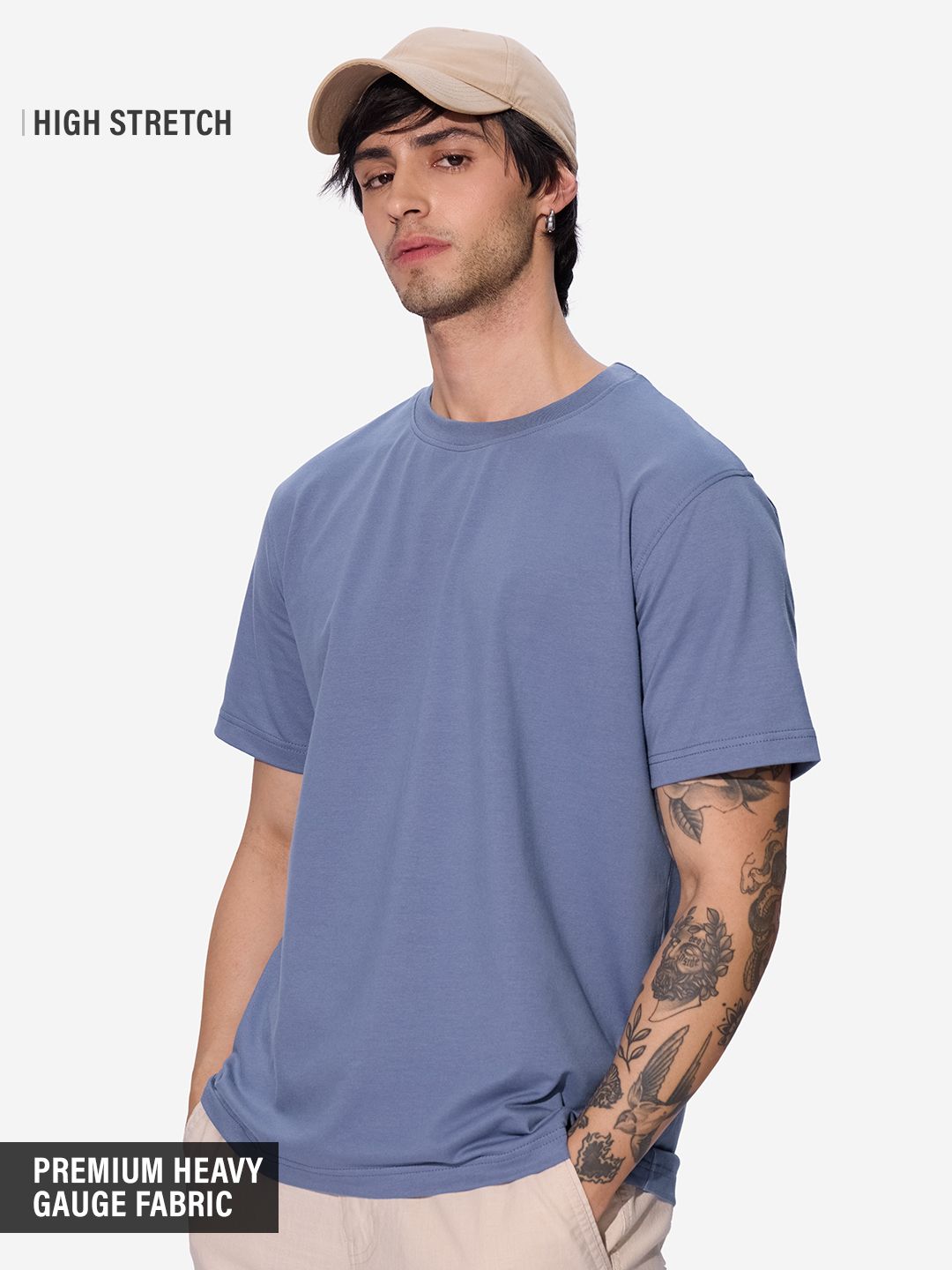 Solids: Washed Blue T-Shirts