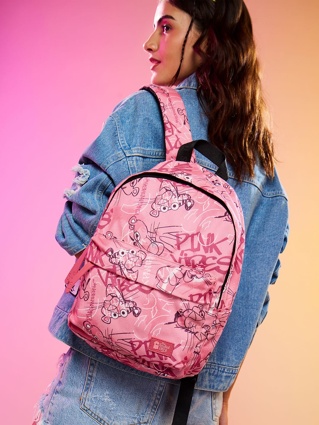 Pink panther backpack online