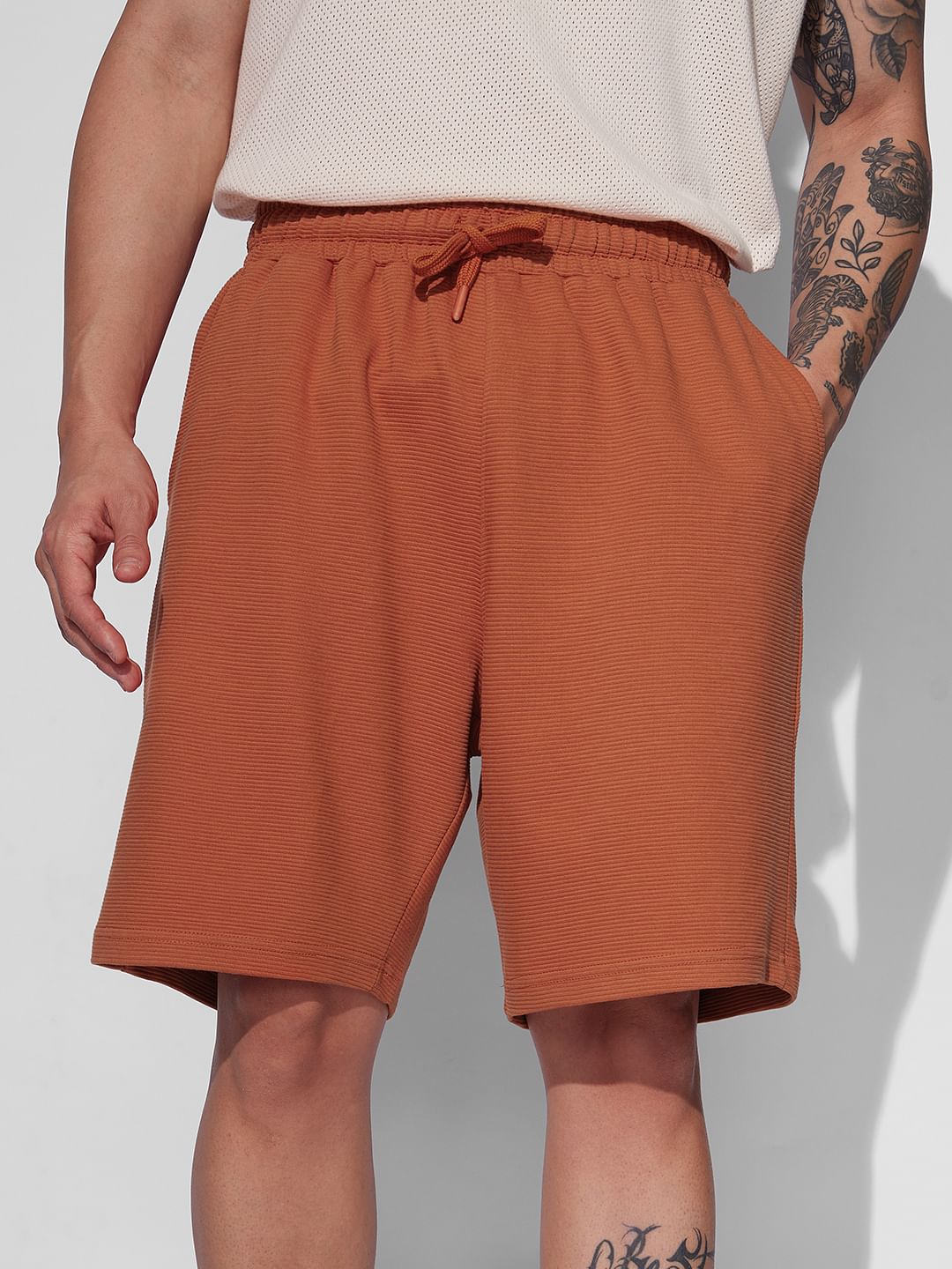 Buy TSS Originals: Pumpkin Men Lounge Shorts Online