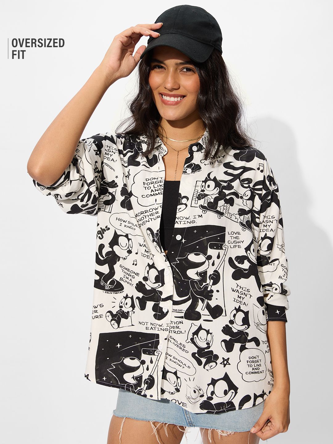 Felix The Cat: Feline Fun Women Boyfriend Shirts