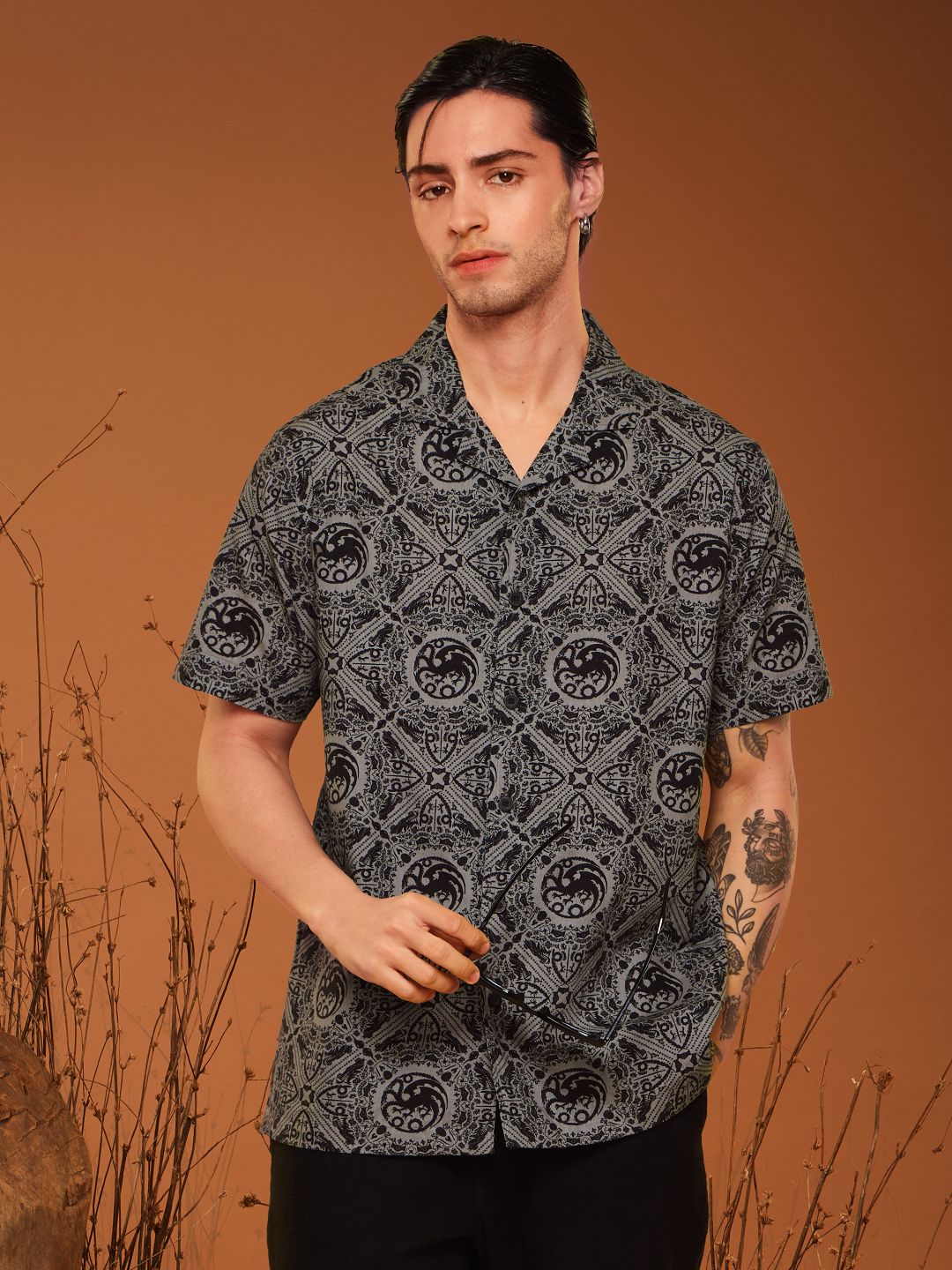 supreme 18AW Dragon Rayon Shirt Supreme - Dragon Rayon Shirt - UG