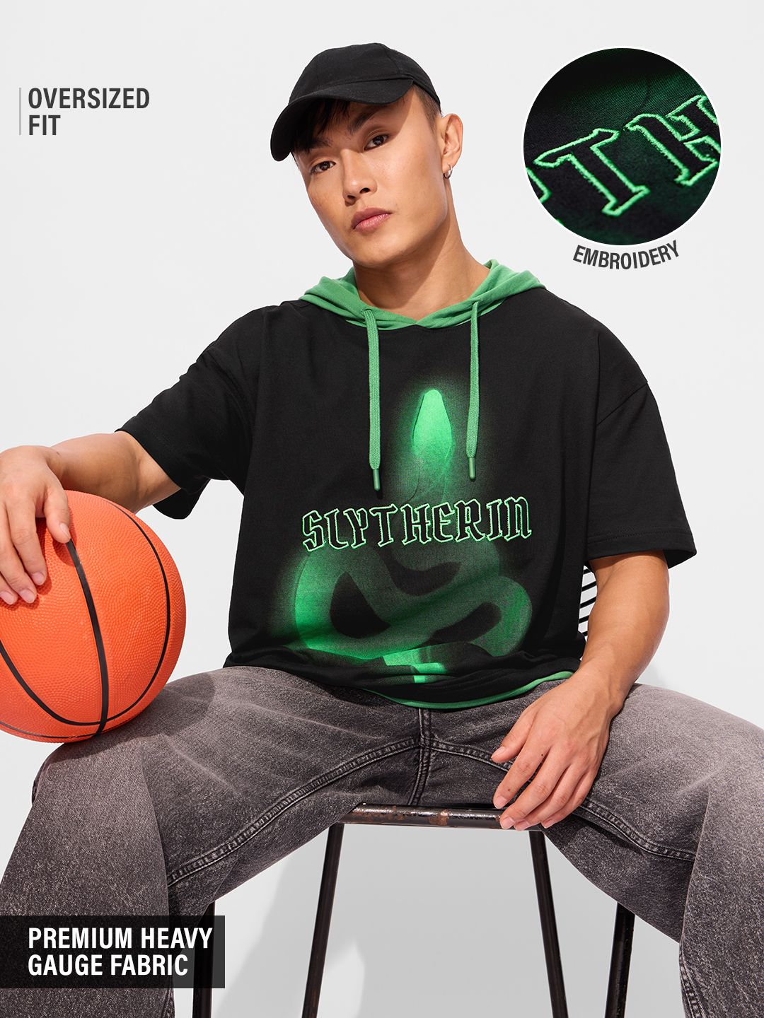 Harry Potter: Slytherin Essence Hooded T-Shirts
