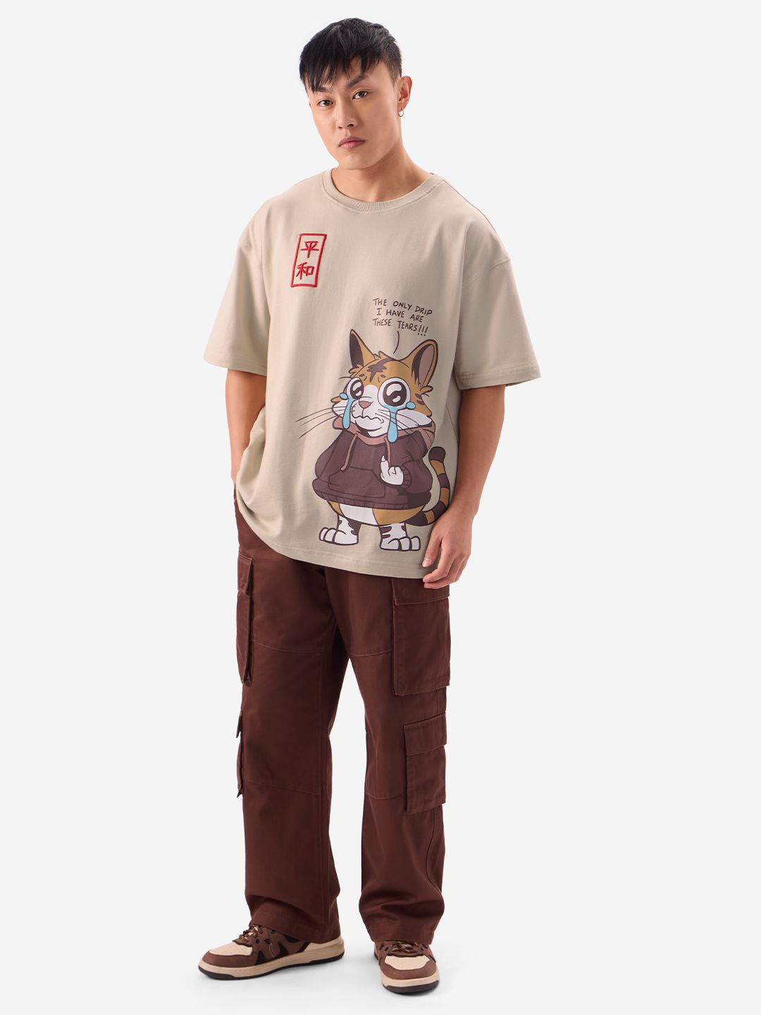 TSS Originals: Drippy Cat Oversized T-Shirts price