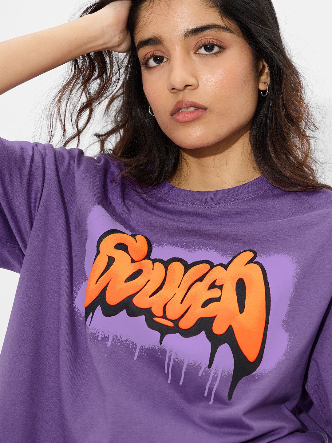 Buy TSS Originals: Souled Graffiti Women Oversized T-Shirts Online