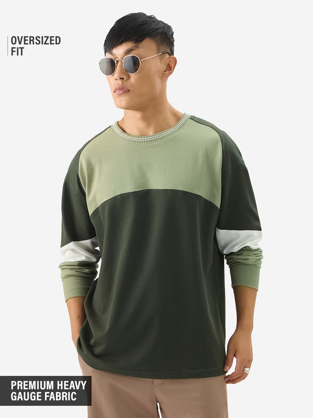 トップス COLOR WITH ME L/S T-shirt NoLogo Lavender Solid Full Sleeves T-Shirt | NLCORERNFS-209