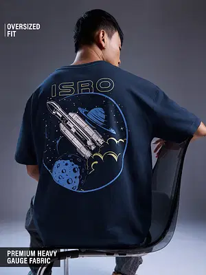 ISRO: India Pride Oversized T-Shirts Online