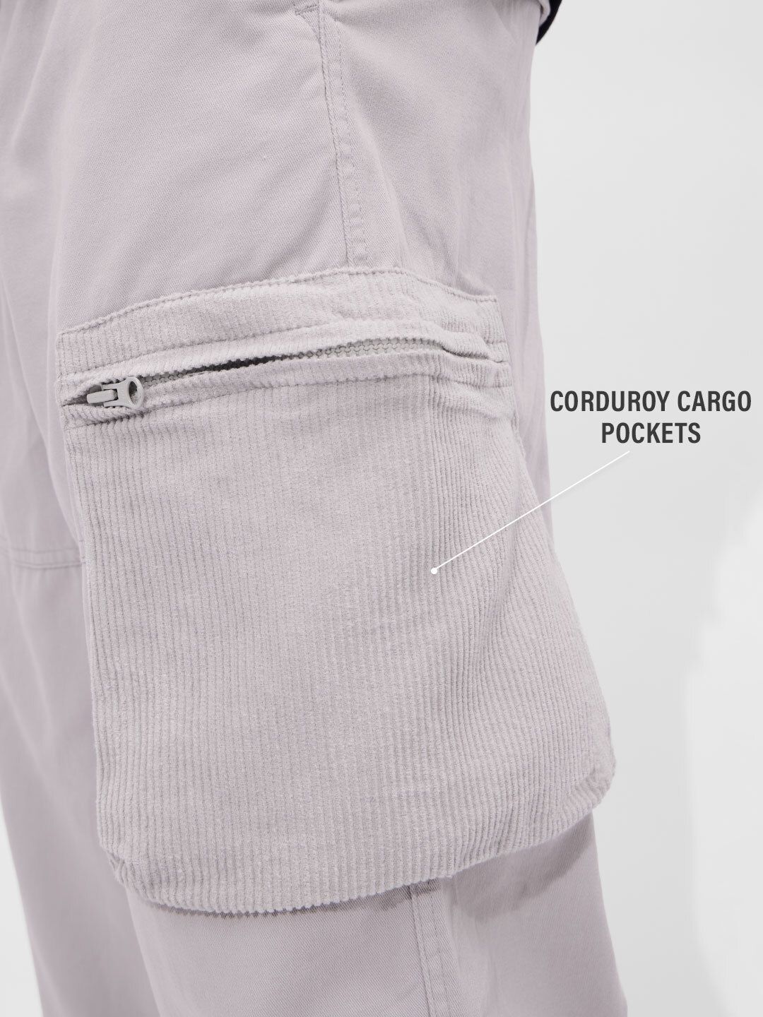 Solids: Blazing Grey Men Parachute Pants online