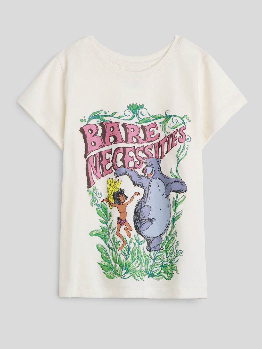Jungle Book: Bare Necessities Young Girls Cotton T-Shirts (8-14 Yrs) Online