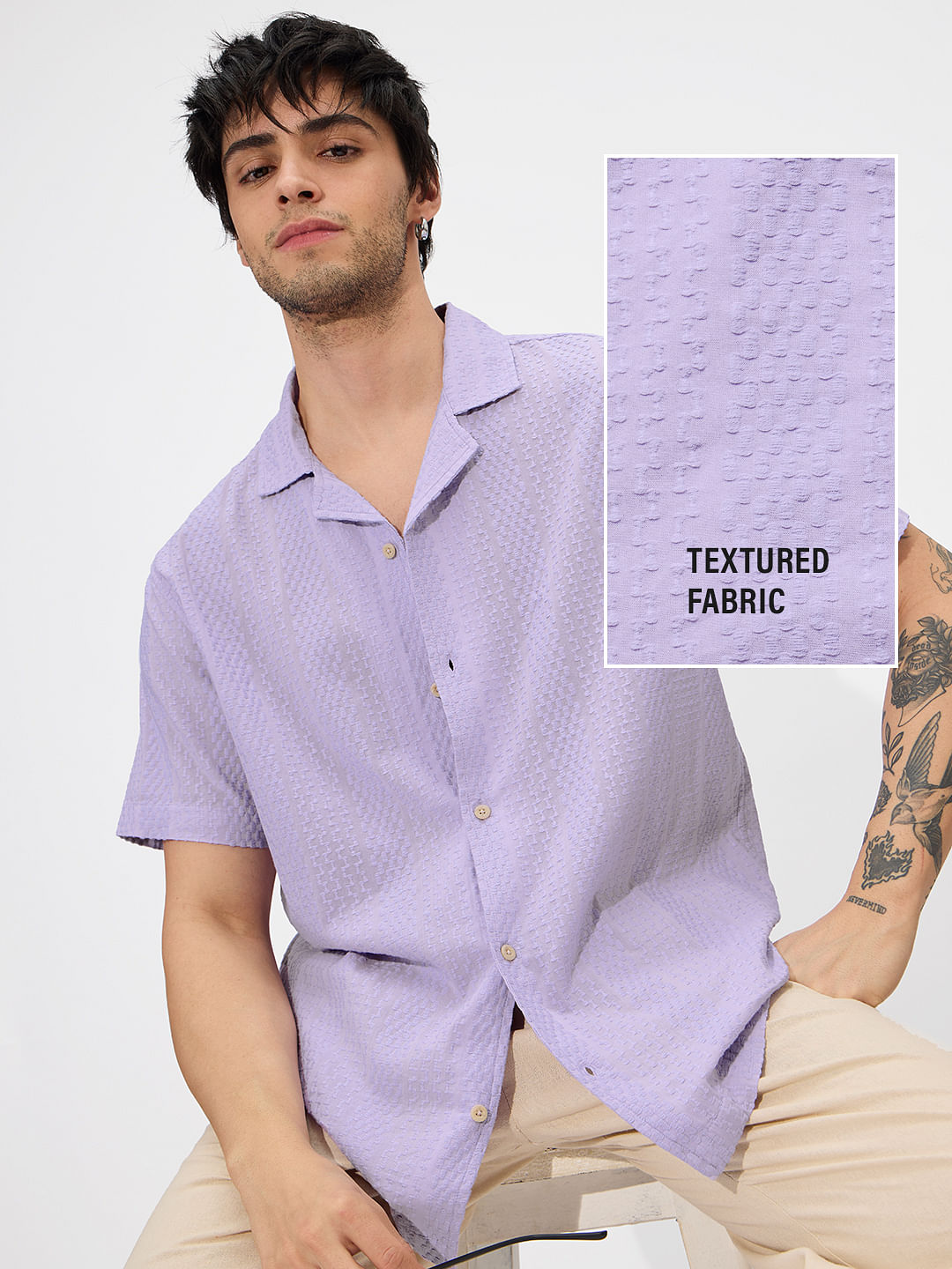 Buy Solids: Viola Men Summer Shirts Online