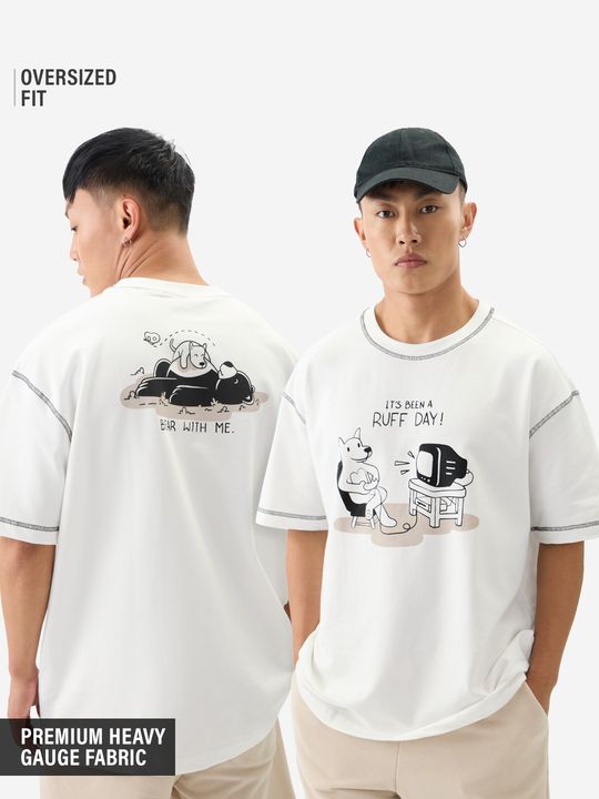 Ted The Stoner: Ruff Day Oversized T-Shirts