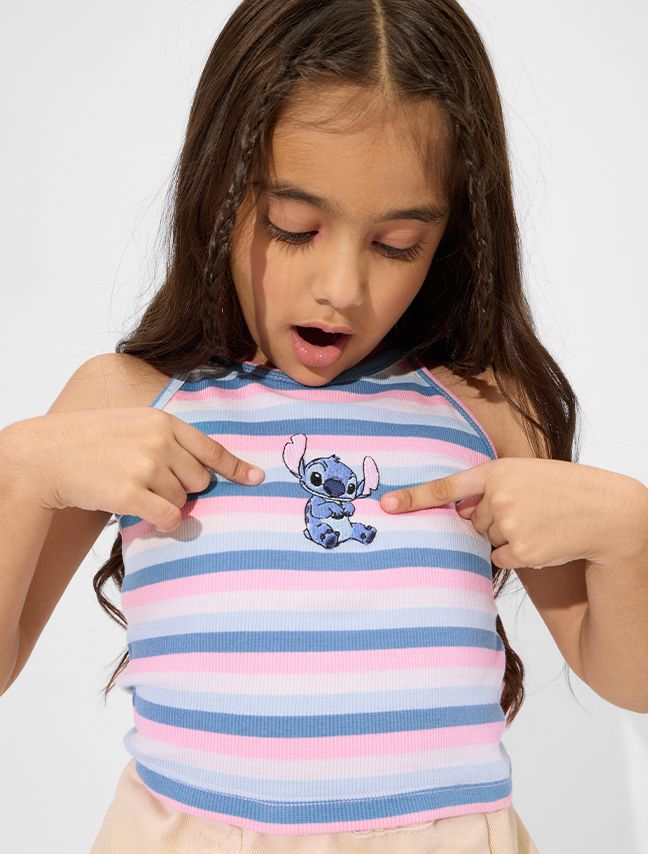 Lilo & Stitch: Chaotic Cutie Girls Cotton Tank Tops (2-8 Yrs) online