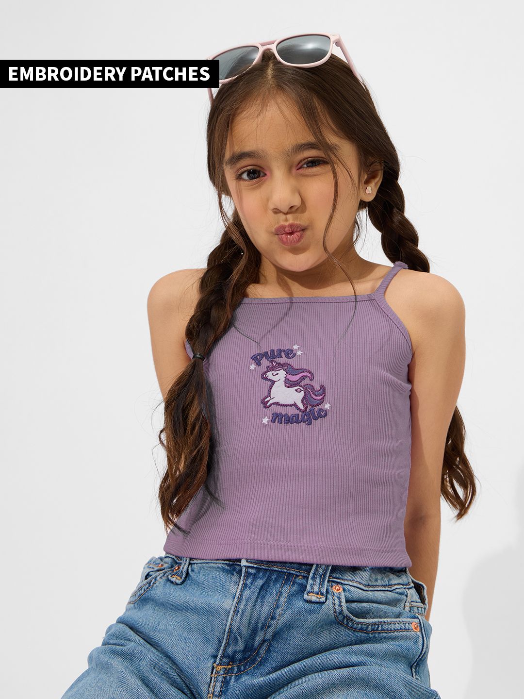 TSS Originals: Pure Magic Girls Crop Tops (2-8 Yrs) Online