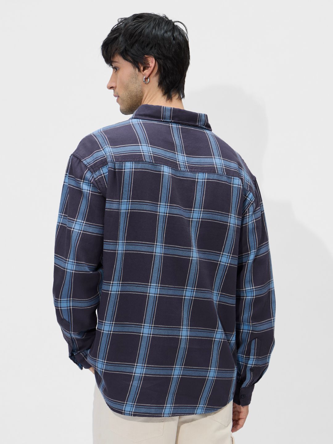 Buy Plaid: Blue Men Utility Shirts
