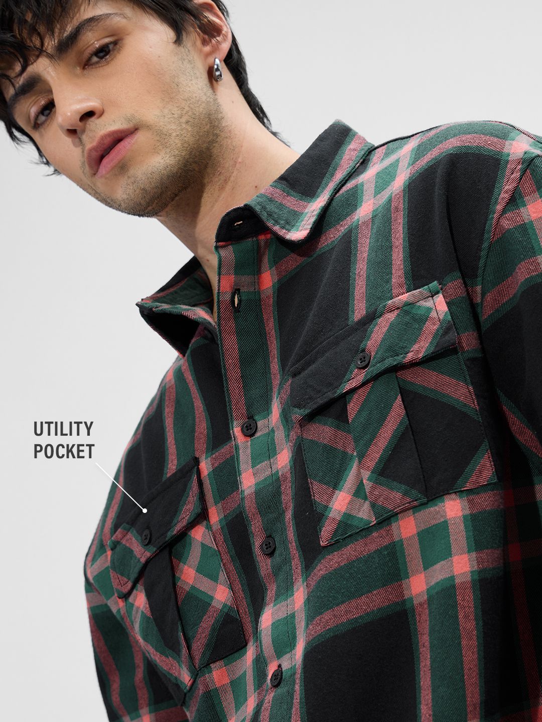 Plaid: Celtic Men Utility Shirts online