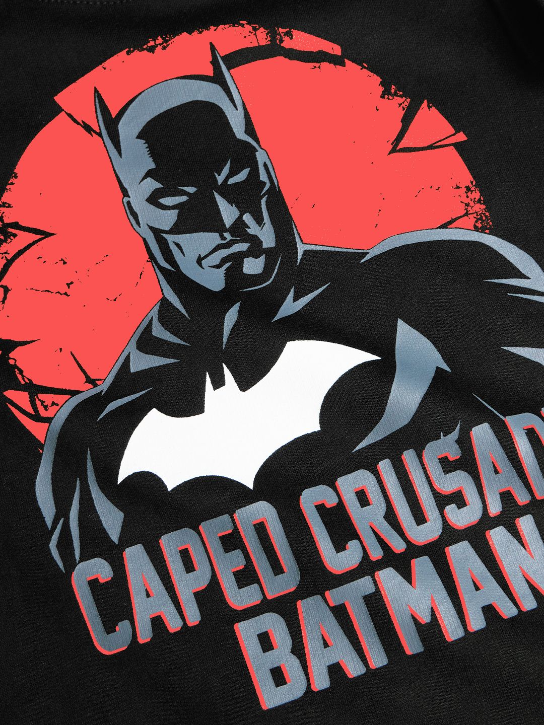 Buy Batman: Caped Crusader Young Boys Cotton Hooded T-Shirts (8-14 Yrs)