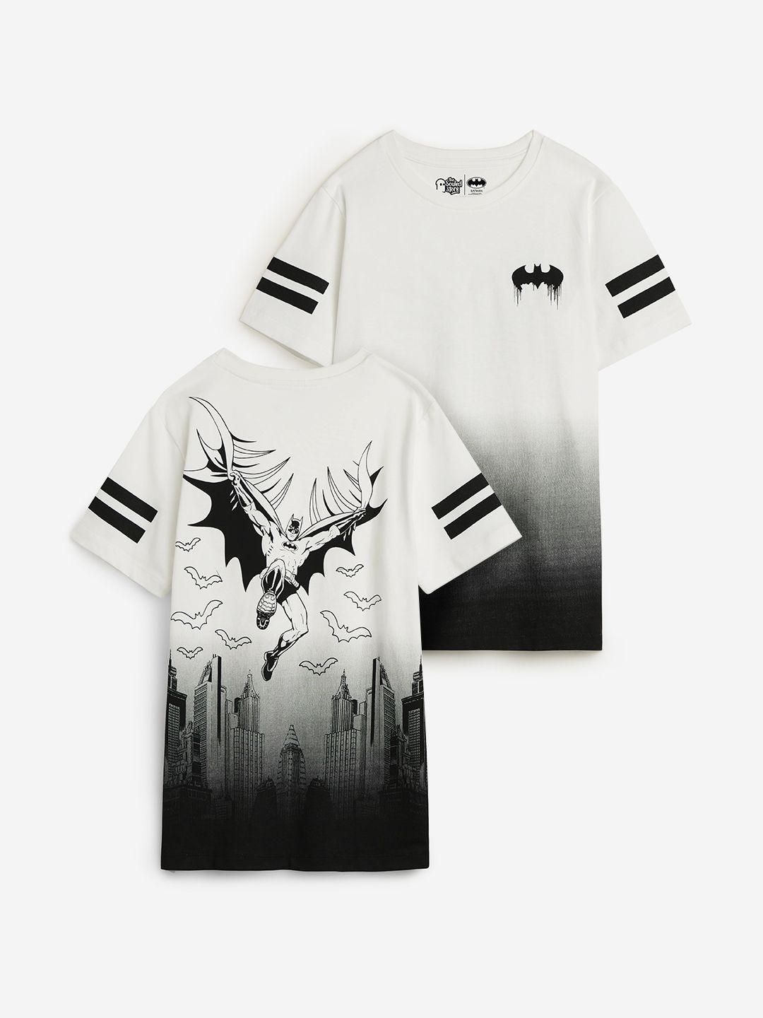 Buy Batman: Gotham's Saviour Boys Cotton Oversized T-shirts