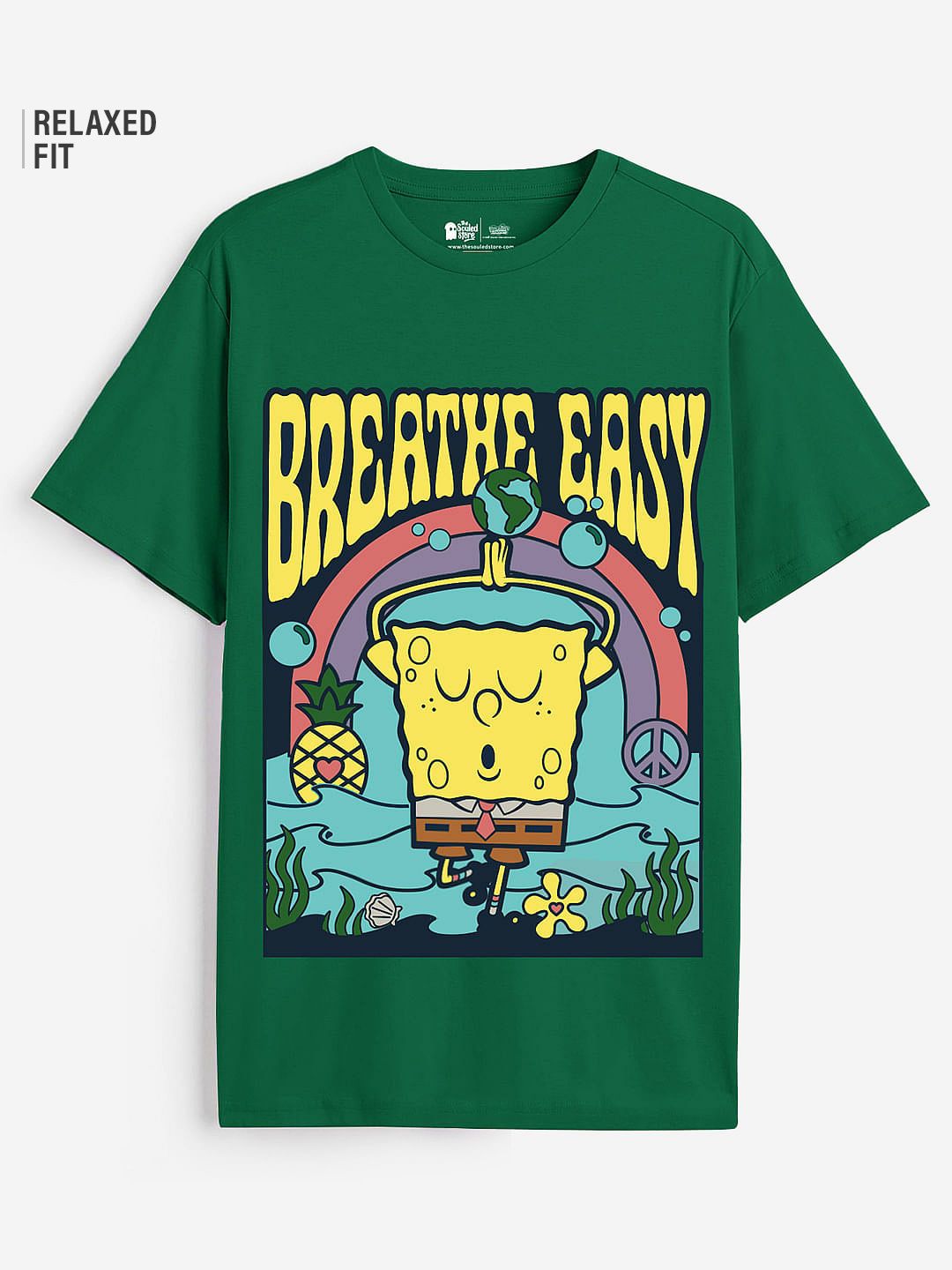 Buy SpongeBob: Just Breathe Women Relaxed Fit T-Shirts online at The ...