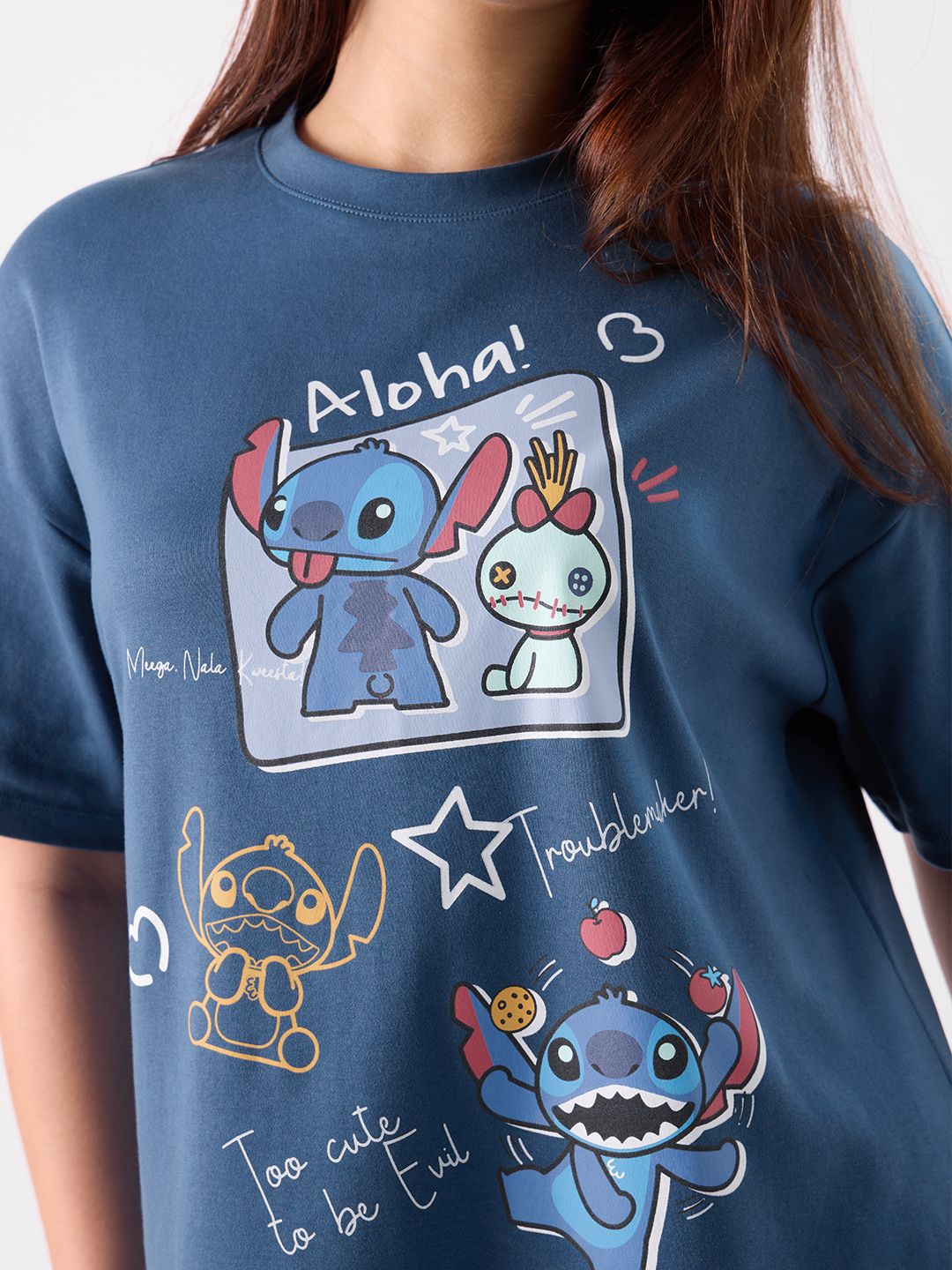 Lilo & Stitch: Aloha Women Oversized T-Shirts online