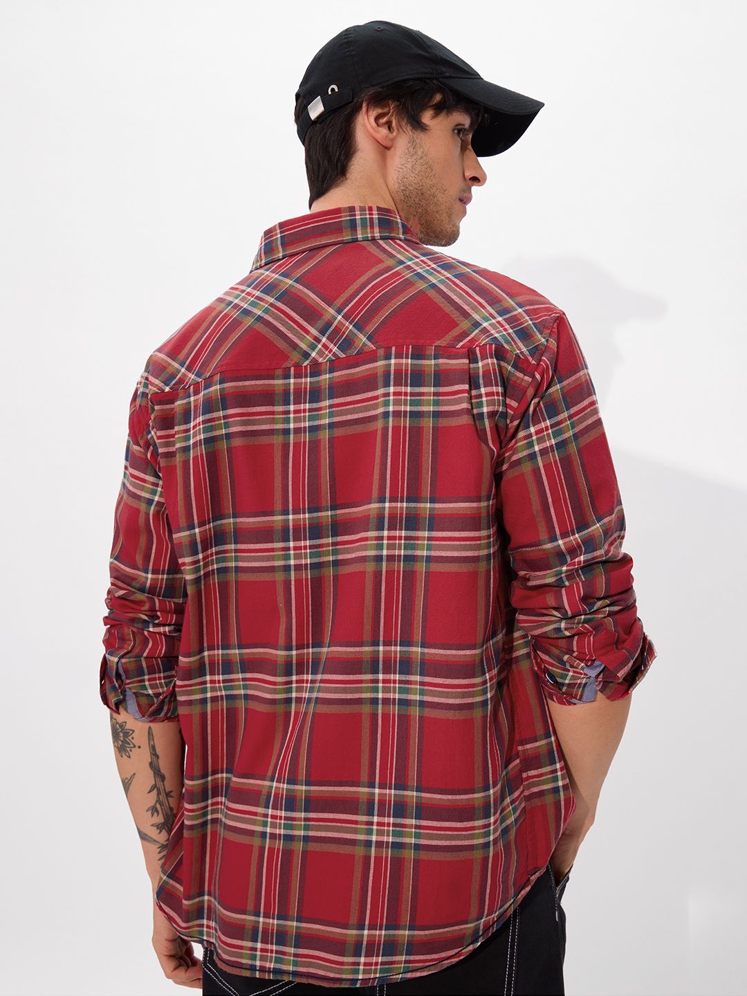 Buy Plaid: Tartan Men Utility Shirts