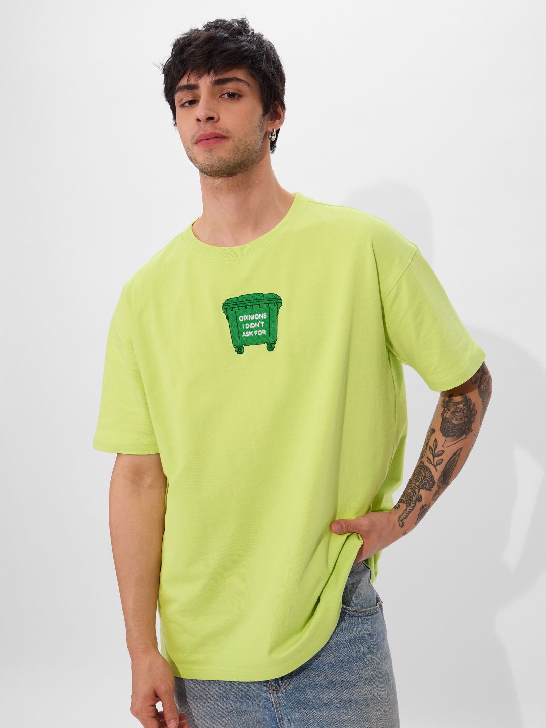 Buy TSS Originals: Trash Opinion Men Oversized T-Shirts Online