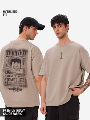 One Piece: Dead Or Alive Oversized T-Shirts By One Piece