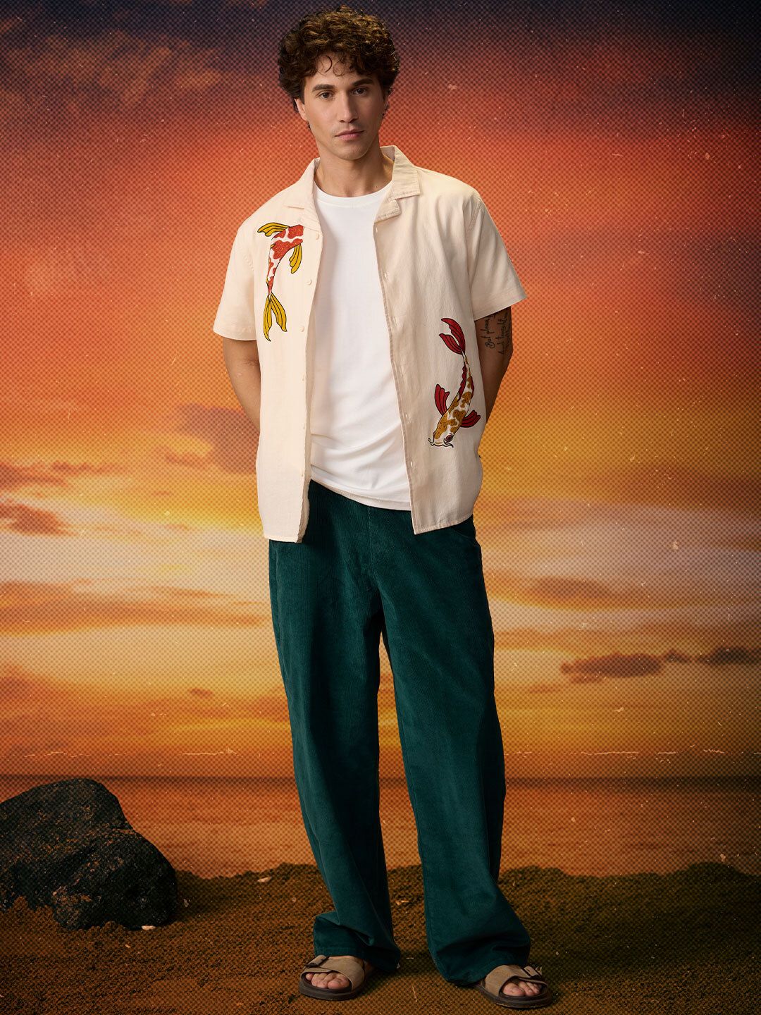 TSS Originals: So Koi Half Sleeve Shirts online