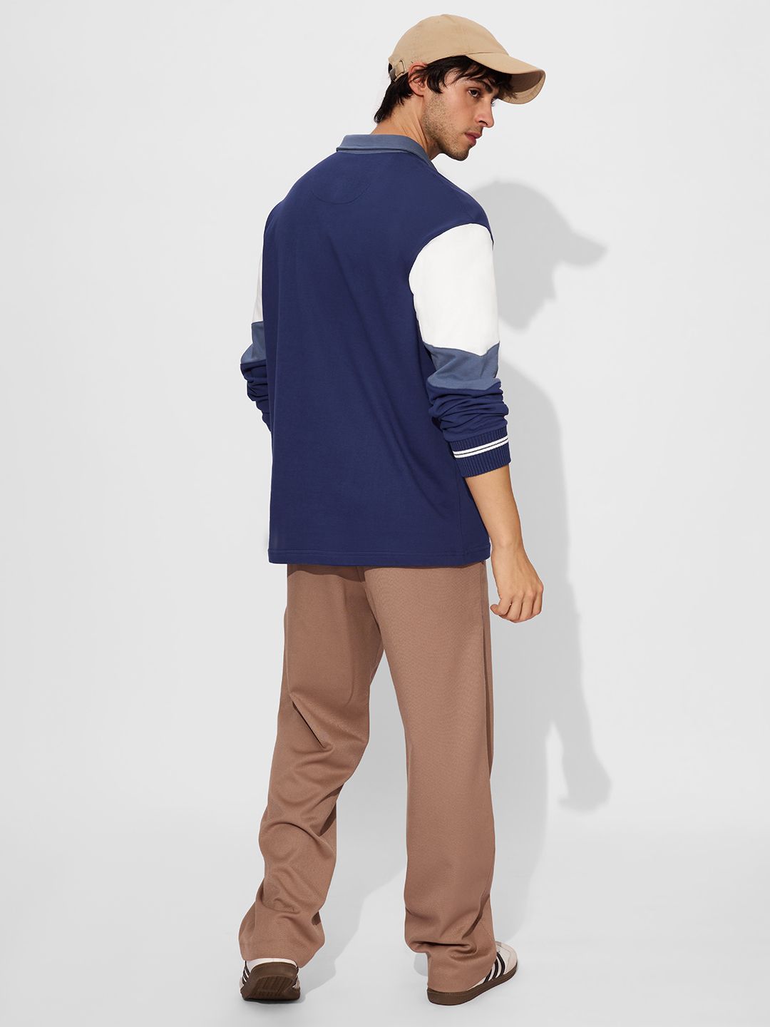 Buy Solids: Orient (Colourblock) Men Rugby Polos