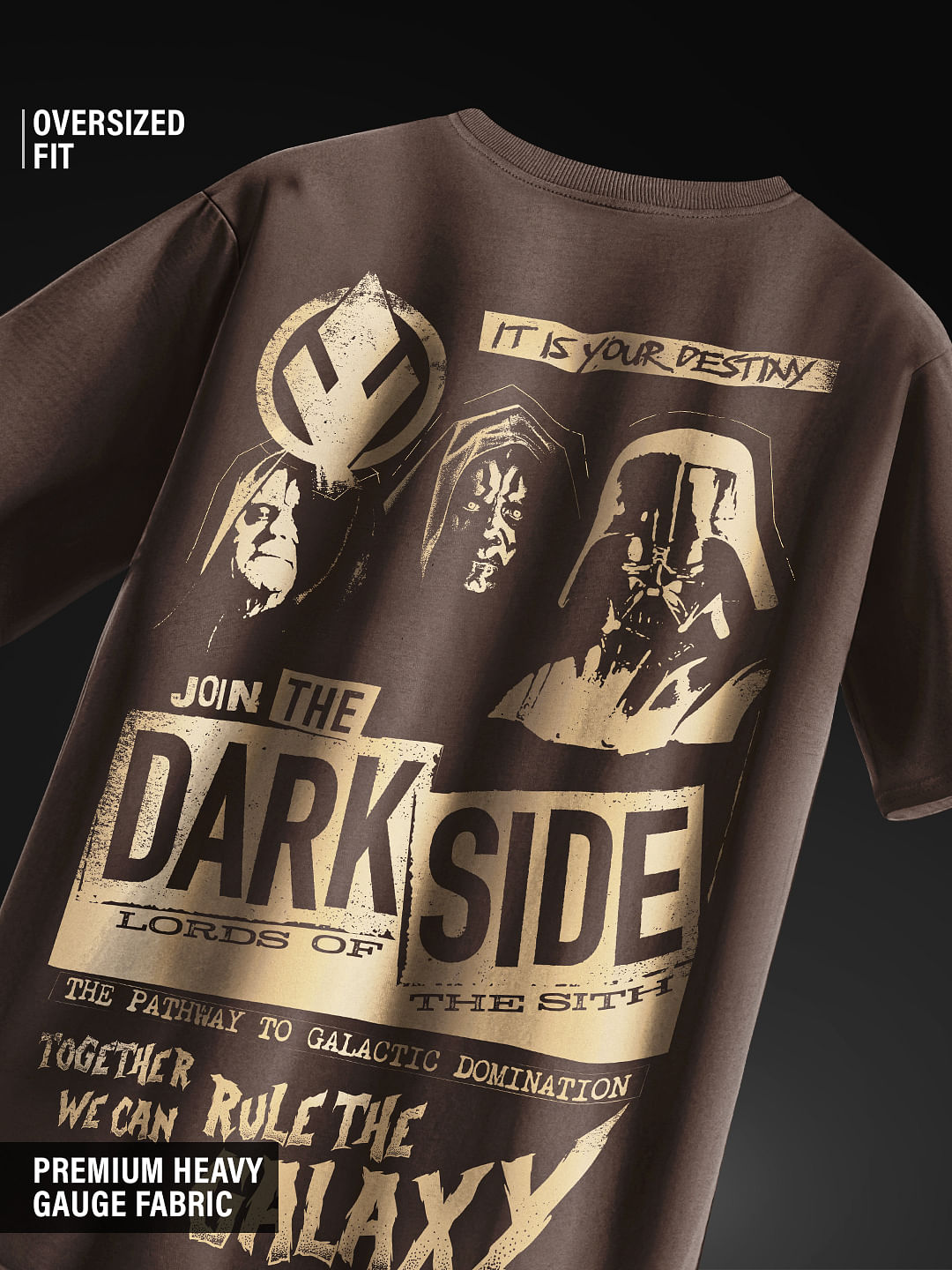 Buy Star Wars: Dark Side Oversized T-shirts Online