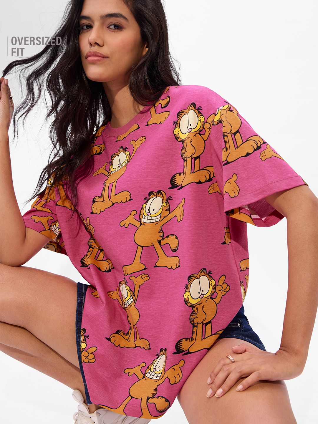 Garfield: Blah Women Oversized T-Shirts Online