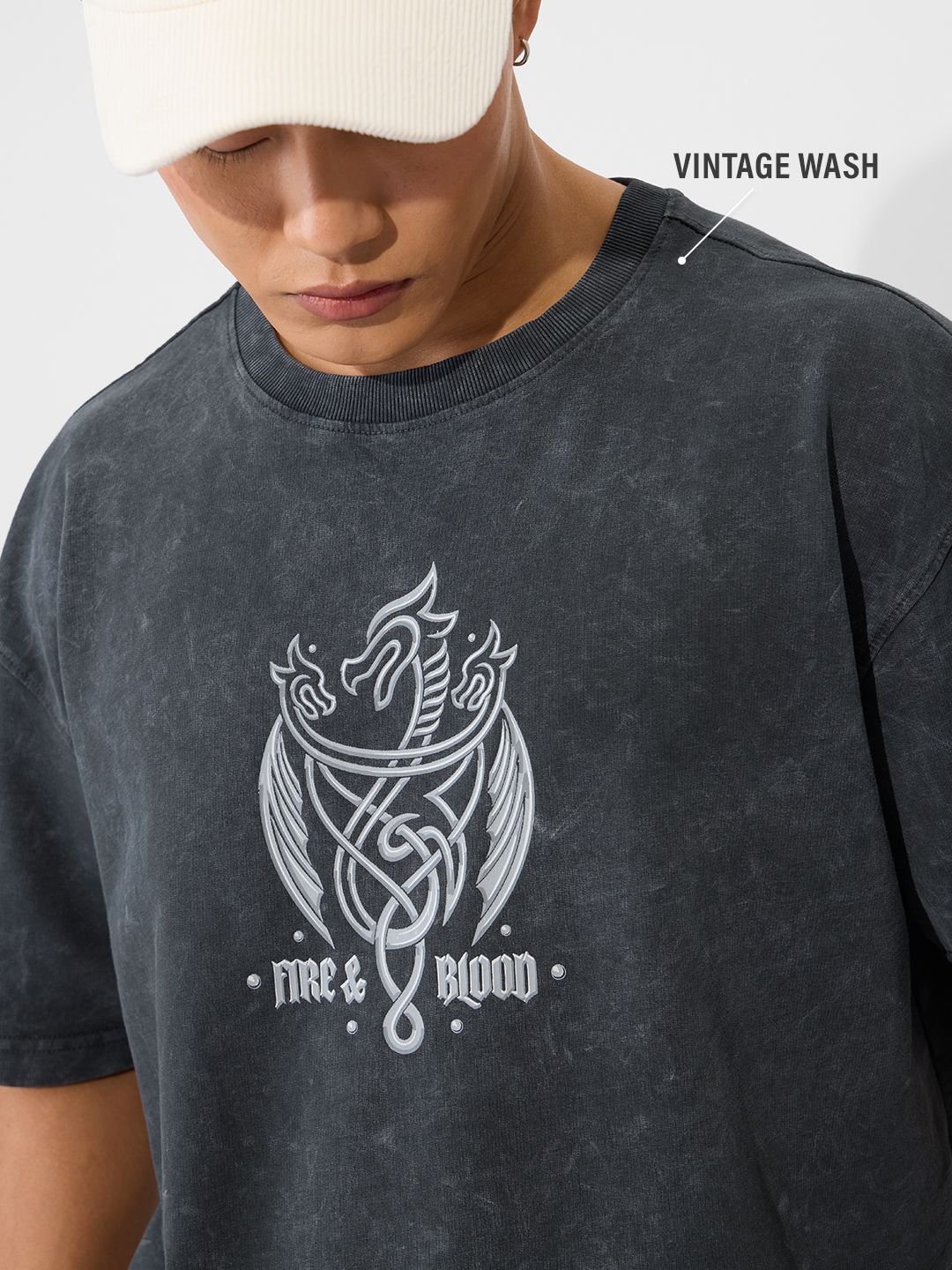 House Of Dragon: Logo Oversized T-Shirts online