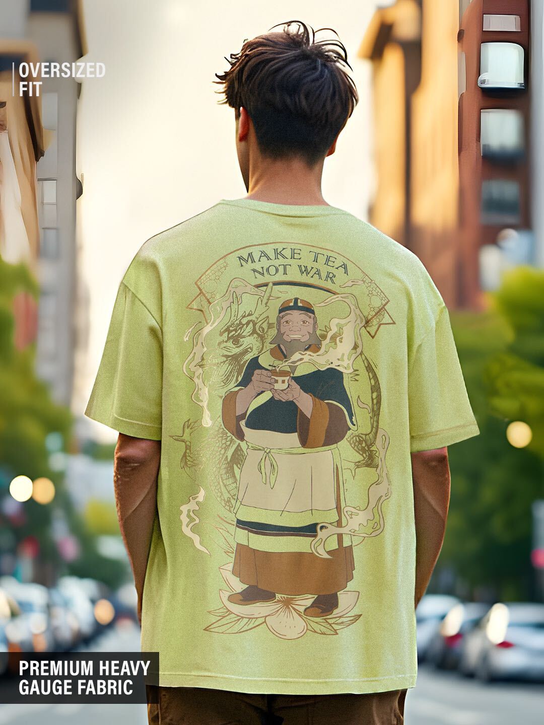 Avatar: Make Tea Not War Oversized T-Shirts Online