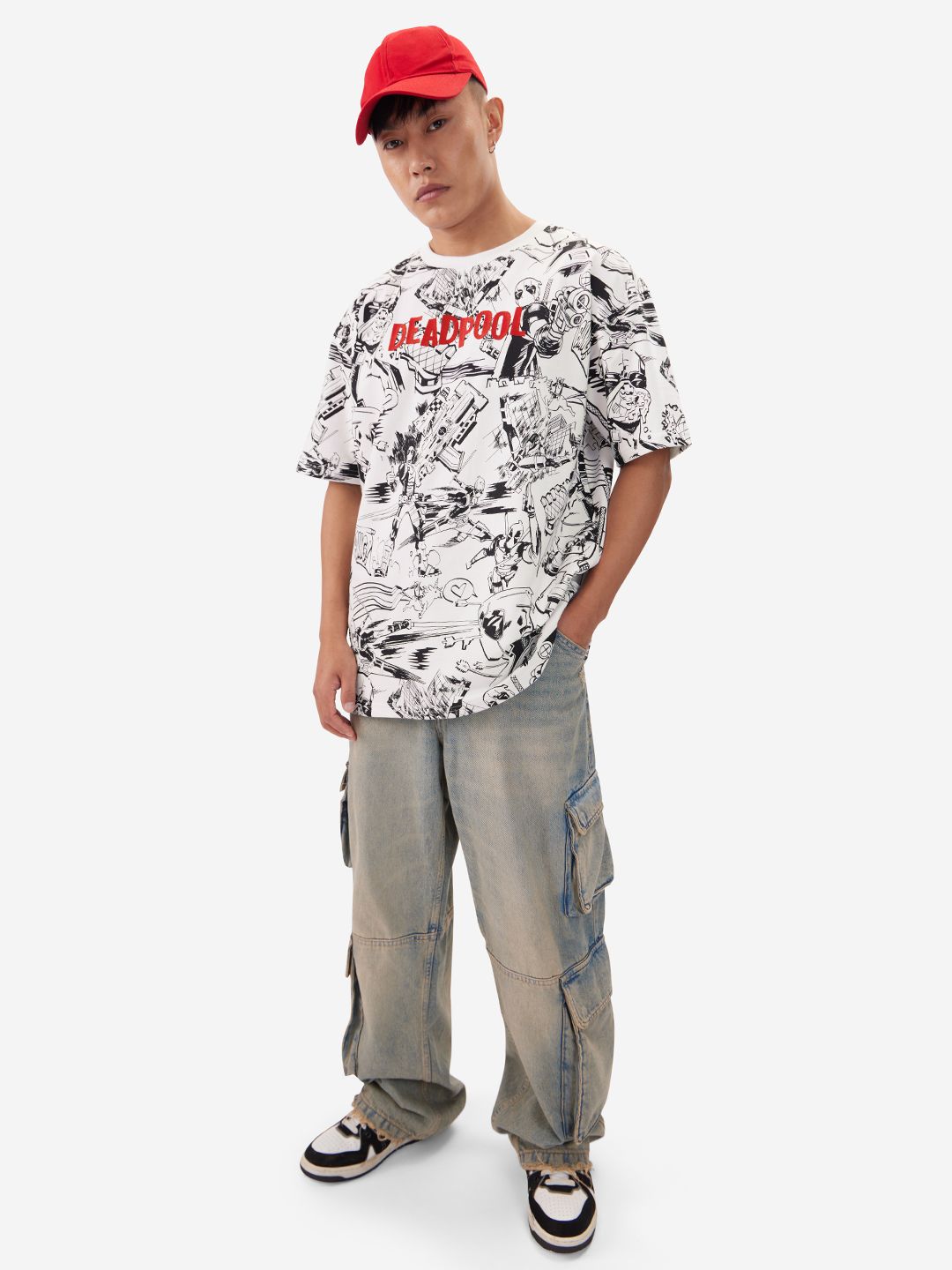 Deadpool: Action Packed Oversized T-Shirts price