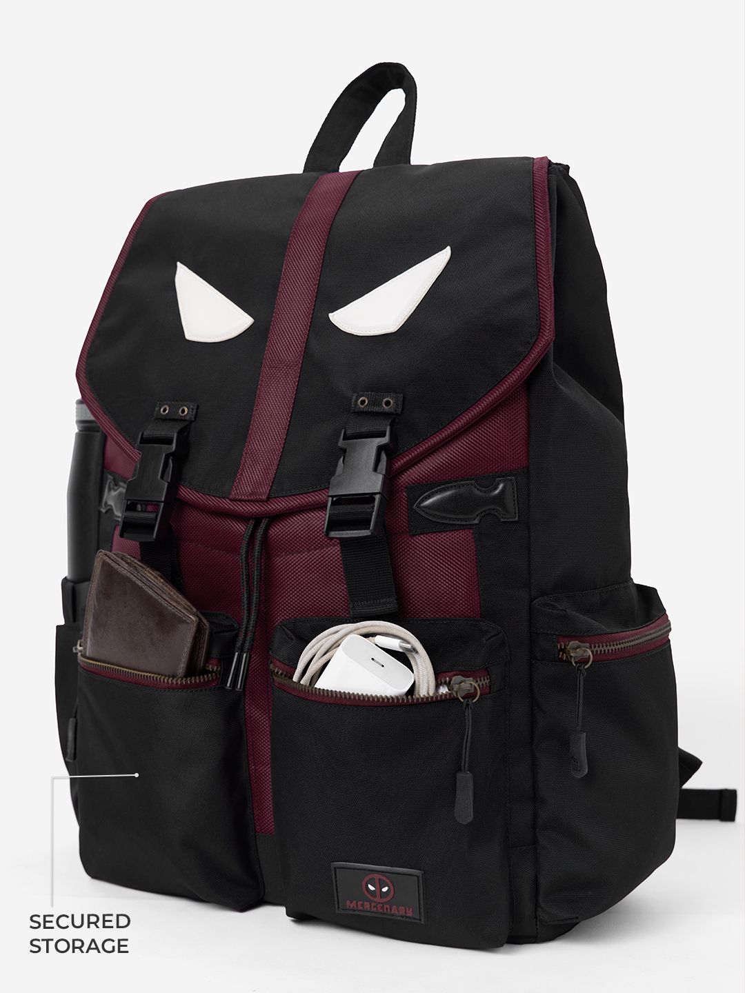 Marvel Deadpool Backpack Rucksack Buy Deadpool Iconic Bagpack Online at The Souled Store.