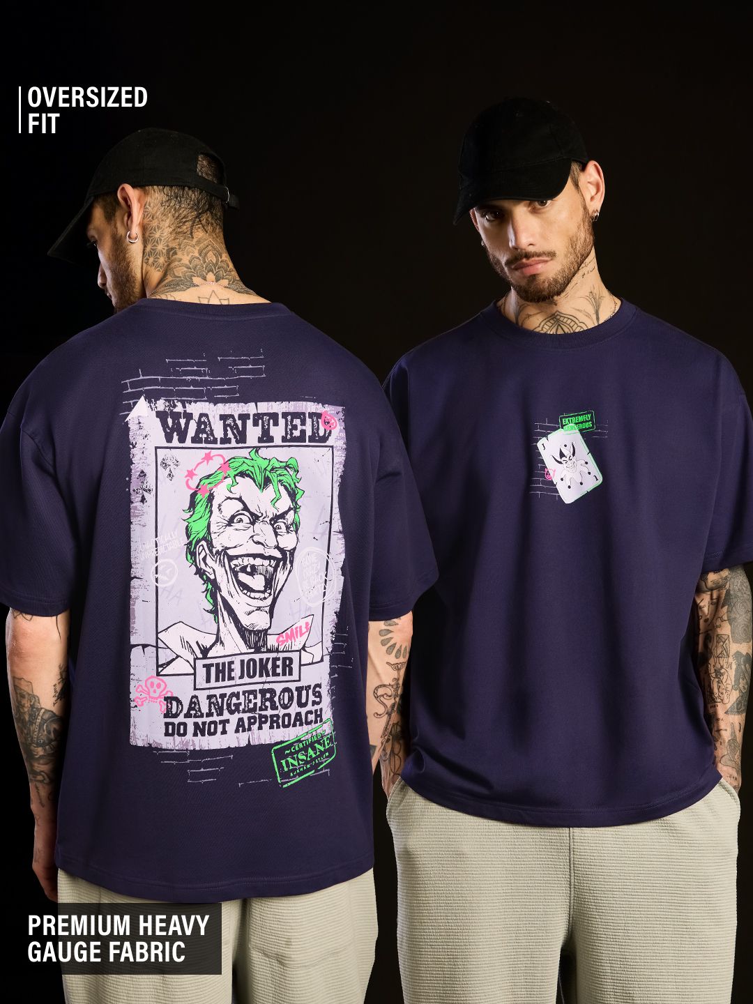 Joker: Wanted Oversized T-Shirts