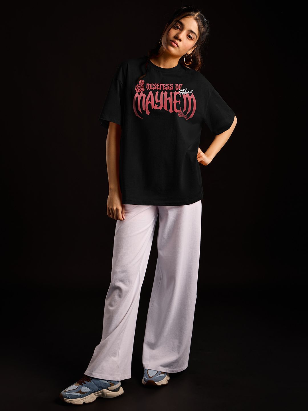 DC: Mistress Of Mayhem Women Oversized T-Shirts online