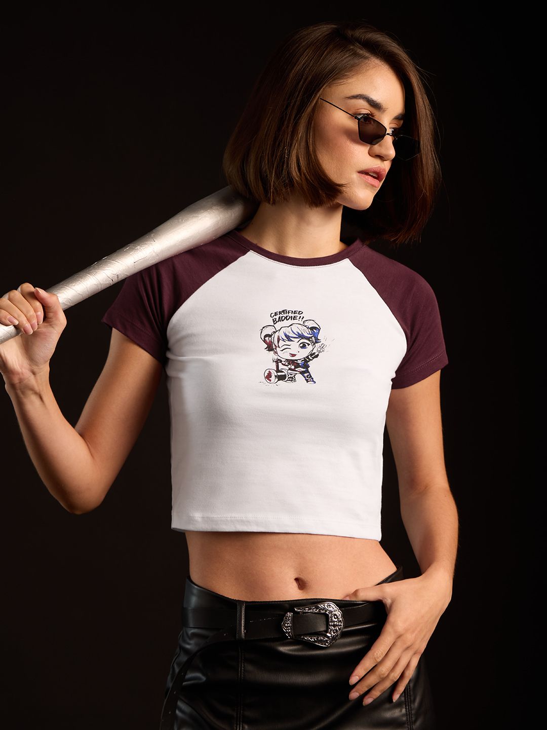 Harley Quinn: Chaotic Baddie Women Cropped Tops online