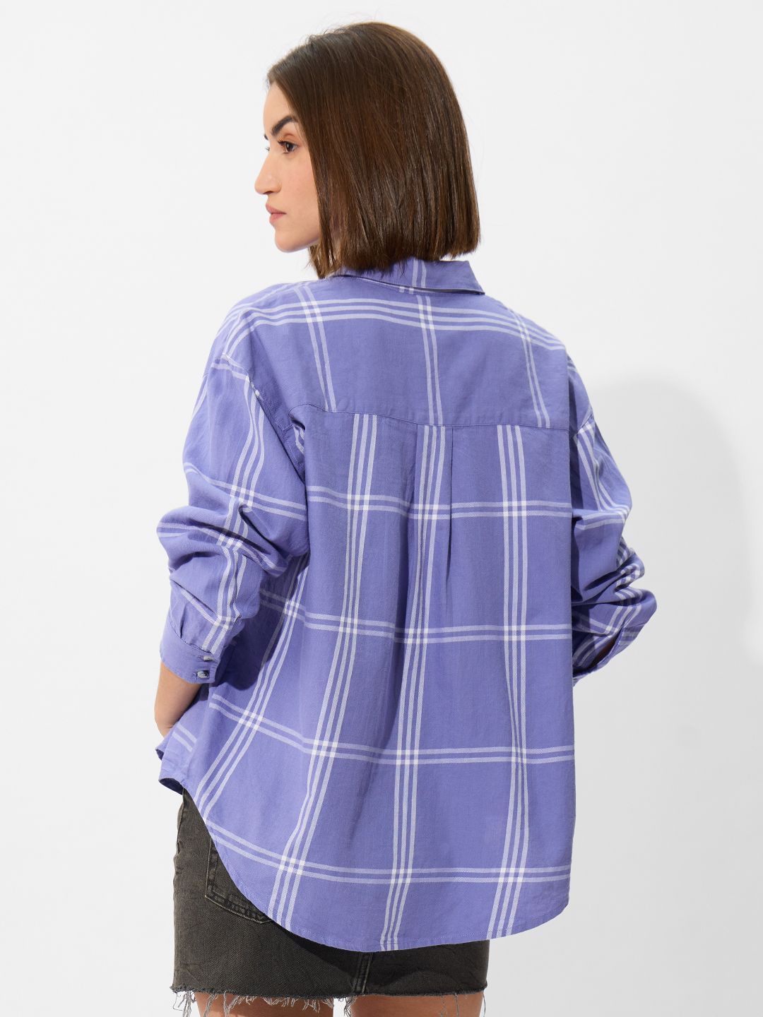 Buy Plaid Shirt: Amethyst Women Boyfriend Shirts